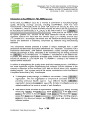 483 Response Advanced Accelerator Applications USA | 2022