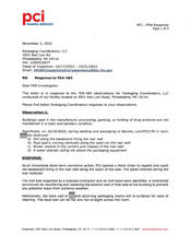 483 Response Packaging Coordinators, Philadelphia | Oct 2022