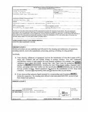 FDA 483 Advanced Cosmetic Research Laboratories | Jun 2021