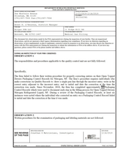 FDA 483 AIRGAS USA, Assonet | February 2019