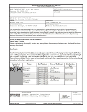 FDA 483 AIRGAS USA, Colorado Springs | October 2021