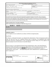 FDA 483 Alan E. Kimura, M.D, Golden | October 2019