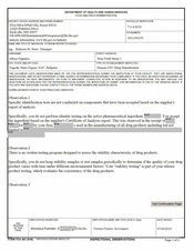 FDA 483 Alteya Organics, Yagoda | July 2019