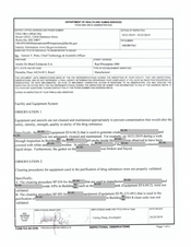 FDA 483 Anidro Do Brasil Extracoes, Parnaiba | October 2019