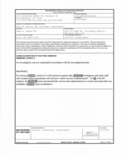 FDA 483 Anne M. Zomcik MD, Erie | August 2018