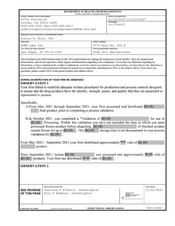 FDA 483 AVEM Labs, Las Vegas | November 2022