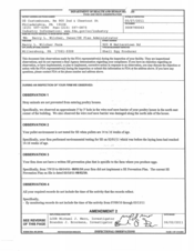 FDA 483 Barry L. Wilcher Farm, Millersburg | May 2011