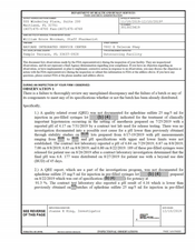 FDA 483 BAYCARE INTEGRATED SERVICE CENTER | Dec 2019