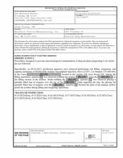 FDA 483 Berkshire Sterile Manufacturing, Lee | August 2023