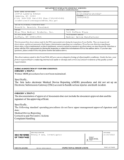 FDA 483 Blue Chip Medical Products, Suffern | February 2022