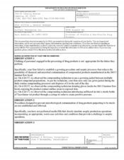 FDA 483 Buffalo Pharmacies, East Amherst | June 2017