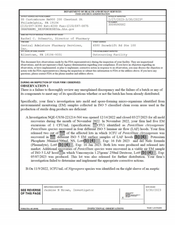 FDA 483 Central Admixture Pharmacy Services | Mar 2023