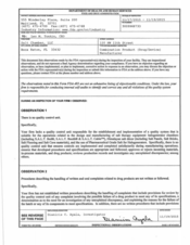 FDA 483  Chamber, Boca Raton | November 2015