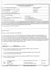 FDA 483 Cspc Zhongnuo Pharm (shijiazhuang | Mar 2015