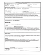 FDA 483 Cyclotron Radiochemistry Lab, Huntsman Cancer | 2014