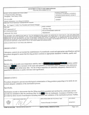 FDA 483 DPT Lakewood, Lakewood | February 2015