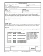 FDA 483 Ecolab, Huntington | November 2018