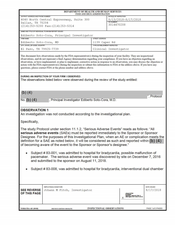 FDA 483 Ediberto Soto-Cora, MD, El Paso | August 2018