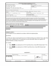 FDA 483 Elizabeth I. Buchbinder, M.D, Boston | October 2022