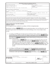 FDA 483 Emily DiMango, M.D, New York | October 2017