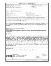 FDA 483 Encore Medical, Austin | December 2023