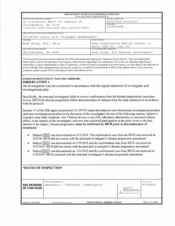 FDA 483 Evan Alley, M.D., Ph.D, Philadelphia | Sep 2019