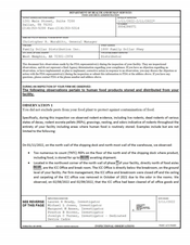 FDA 483 Family Dollar Distribution, West Memphis | Feb 2022