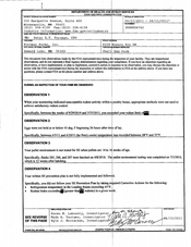 FDA 483 Forsman Farms, Howard Lake | April 2011