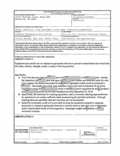 FDA 483 Glenmark Pharmaceuticals, Colvale Bardez, Goa | 2019