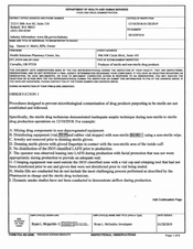 FDA 483 Health Solutions Pharmacy Center dba Professi | 2019