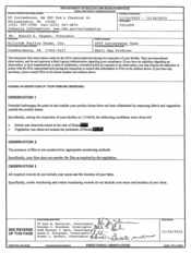 FDA 483 Hillside Poultry Farms, Chambersburg | November 2010