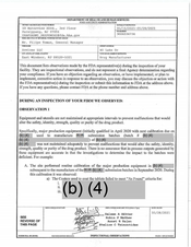 FDA 483 Hovione, East Windsor | May 2021