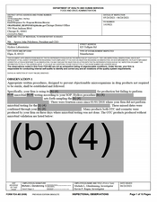 FDA 483 Hydrox Laborataories, Elgin | June 2021