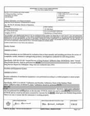 FDA 483 Intergel  Pharmaceuticals, Irvington | November 2018