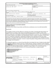 FDA 483 Ipca Laboratories, Silvasa (D And Nh) | August 2019