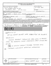 FDA 483 Jawahar L. Taunk, M.D, Palm Harbor | December 2021