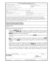 FDA 483 Johnson Matthey, West Deptford | March 2019