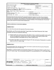 FDA 483 Jongs Poultry Farm, Riverside | April 2011