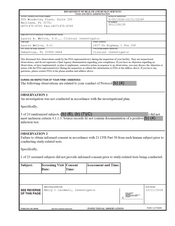 FDA 483 Laurie Welton, D.O, Sebastian | October 2024