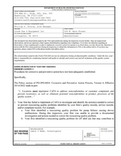 FDA 483 Linde Gas & Equipment, Livingston | October 2023