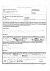 FDA 483 Lusochimica S.p.A, Lomagna | August 2018