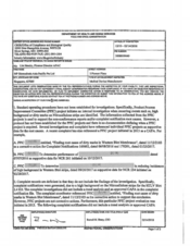 FDA 483 MP Biomedicals Asia Pacific Ptd, Singapore | 2018