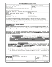 FDA 483 Newark Beth Israel Medical Center - Blood Ban | 2023