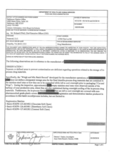 FDA 483 Nutravail, Chantilly | March 2018