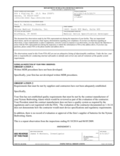 FDA 483 Nytone Medical Products, Bluffdale | June 2017