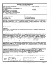 FDA 483 Pharmaceutics International, Hunt Valley | Sep 2021