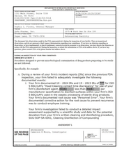 FDA 483 QuVa Pharma, Sugar Land | October 2024