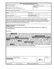 FDA 483 Sant P. Chawla, MD, Santa Monica | April 2022