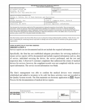 FDA 483 Sirona Dental, Charlotte | January 2020