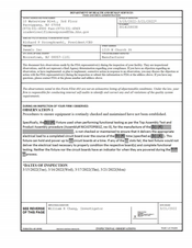 FDA 483 SwemCo, Moorestown | March 2022